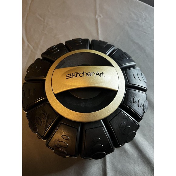 KitchenArt Select A Spice Professional Series Spice Holder Auto-Measure Carousel - Picture 2 of 5